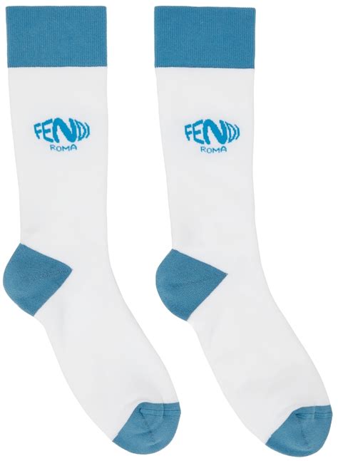 fendi socks blue|fendi outlet online.